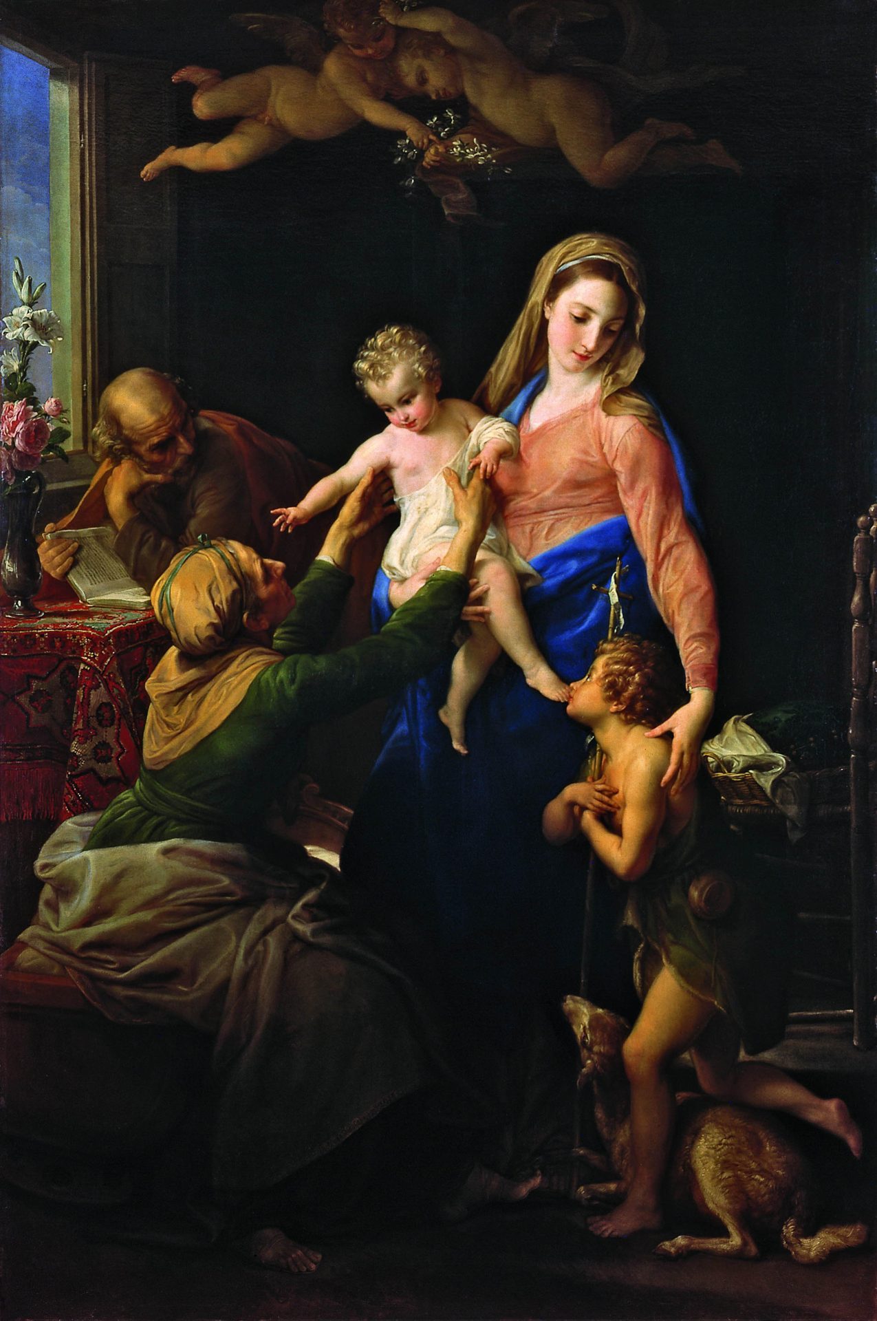 The Holy Family with John the Baptist and Saint Elizabeth | Nicholas Hall