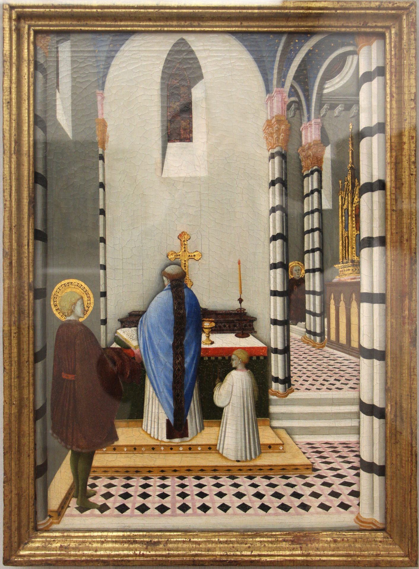 The Visitation with Saint Nicholas and Saint Anthony Abbot