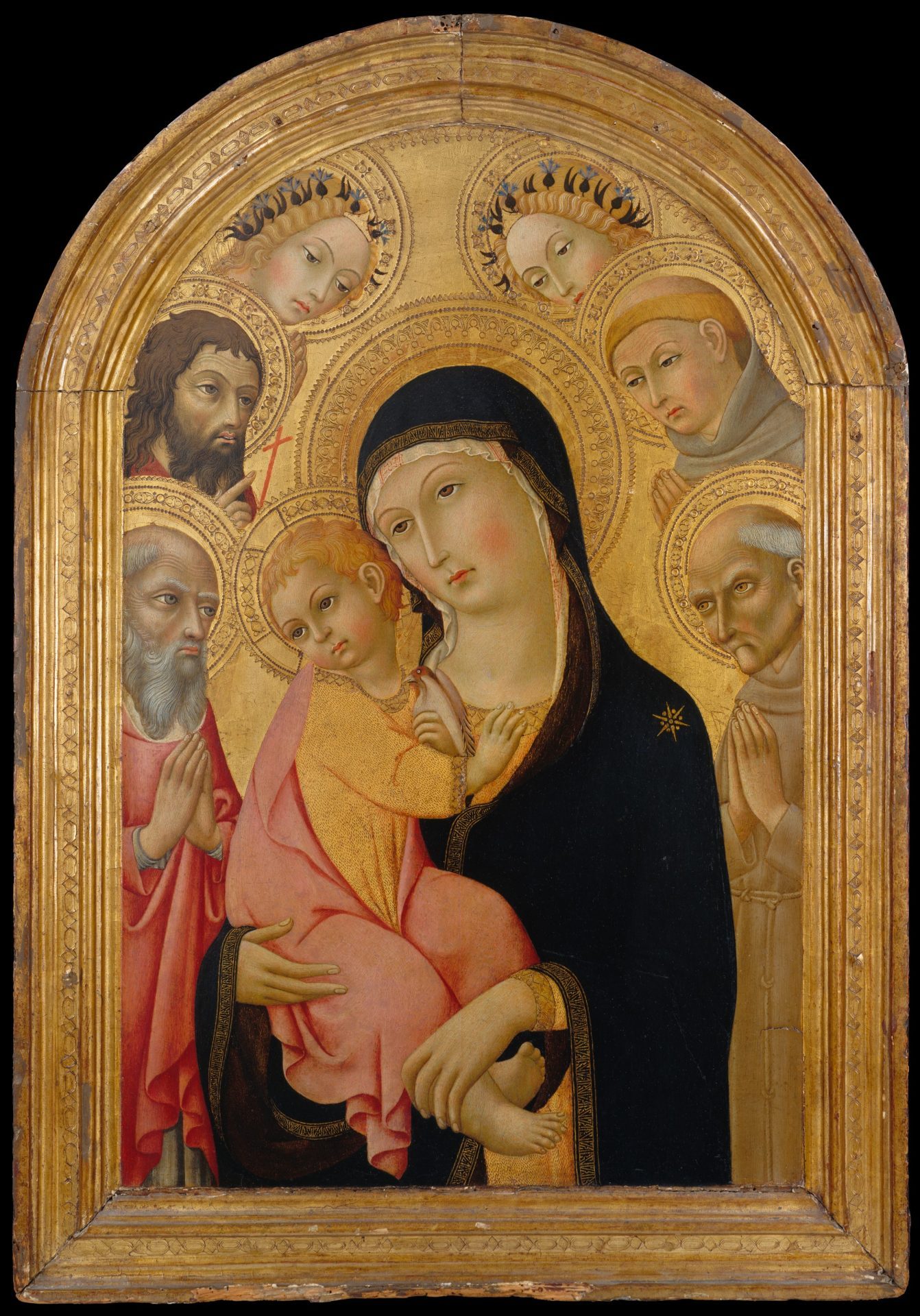 Madonna and Child with St Jerome Bernardino John the Baptist Anthony of ...