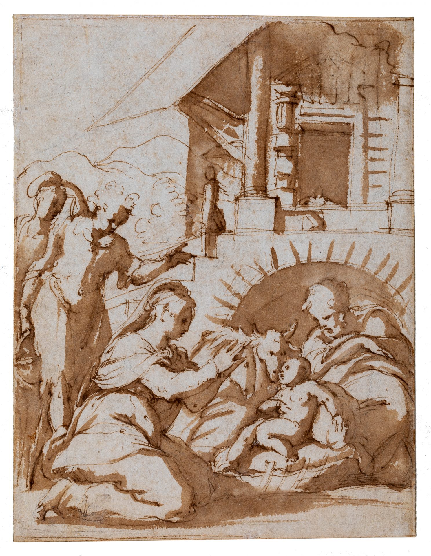 Giorgio Vasari Adoration of the Shepherds Nicholas Hall